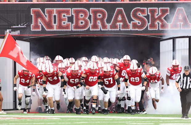 Tunnel Walk 2023 Nebraska football vs Louisiana Tech